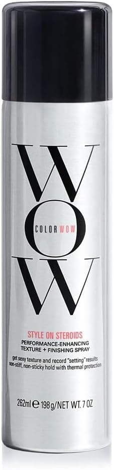 COLOR WOW Style on Steroids Performance Enhancing Texture Spray | Texturizing Hair Spray | Instant Volume, Texture & Flexible Hold | For Fine & Flat Hair | Thermal Protection Technology | 250ml على Amazon.ae - متتبع الأسعار