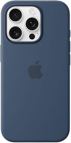 Apple iPhone 16 Pro Silicone Case with MagSafe - Denim ​​​​​​​ - متتبع أسعار Amazon.sa