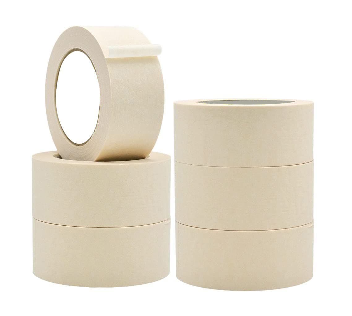 MARKQ Masking Tape 2" x 20 Yards | Strong Adhesive Tape for Painting, Decorating, DIY Home, Office, School Stationery, Arts, DIY Crafts etc [6 Roll] on Amazon.ae - Price Tracker