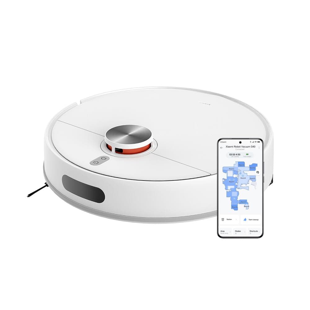 Xiaomi Robot Vacuum S40 – Smart Laser Navigation Robot Mop, Powerful 10000 Pa Suction for Pet Hair, Carpets & Hard Floors on Amazon.ae - Price Tracker