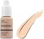 Phoera® Full Coverage Foundation Soft Matte Oil Control Concealer 30ml Flawless Cream Smooth Long Lasting… (102 NUDE..) - Best Deal Finder