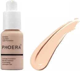 Phoera® Full Coverage Foundation Soft Matte Oil Control Concealer 30ml Flawless Cream Smooth Long Lasting… (102 NUDE..) - Best Deal Finder