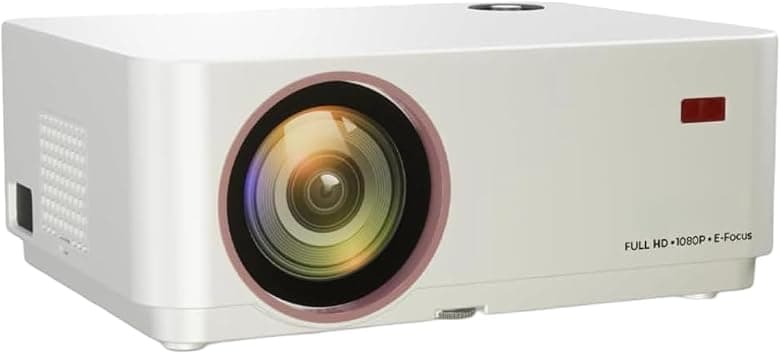 Elite Automatic, Native 1080P Ultra Bright 12600 Lumens Projector for Home, 250” Screen | 5W Speaker | 2 Way Bluetooth | USB Screen Mirroring | White (Renewed) on Amazon.ae - Price Tracker
