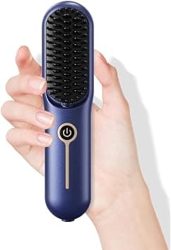 Cordless Portable Hair Straightener Brush - USB-Rechargeable, T-GLOSS hair care keratin coating, Negative Ion, Anti-Scald with Auto-Off for Smooth, Frizz-Free, Shiny Hair on Amazon.ae - Price Tracker
