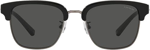 Coach Sunglasses HC 8326 500287 C6194 Black/Gunmetal Dark Gr on Amazon.ae - Price Tracker
