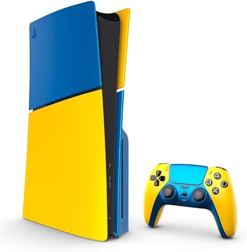 Merlin Craft Sony PS5 Slim Disc Edition 1TB Console + Single Controller - MACAW | Custom 2023 Model | Haptic Feedback, 3D Audio, Ultra SSD, Adaptive Triggers على Amazon.ae - متتبع الأسعار