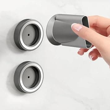 Pack of 2 Wall Mount Hair Dryer Accessories Magnetic Holder for Dyson Supersonic Hair Dryer and Dyson Airwrap Styler, Wall Mount Blow Dryer Accessories Organizer Storage, Install Hardware Included - Best Deal Finder