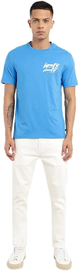 Levi's Mens Chest Branded Grp Tee T-Shirt - Best Deal Finder