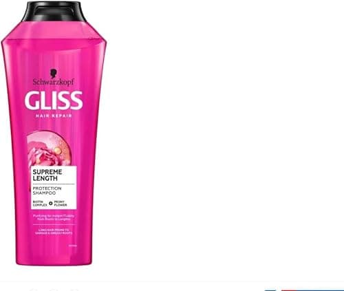 Schwarzkopf Gliss Supreme Length Shampoo for Long and Durable Hair 400 ml on Amazon.ae - Price Tracker
