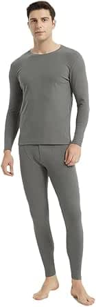 Casme Thermal Underwear for Men Base Layers Long Underwear Set Edge Wrapped Design Close Fitting Warmth for Daily Home Use Sleepwear Motorcycle Riding on Amazon.ae - Price Tracker