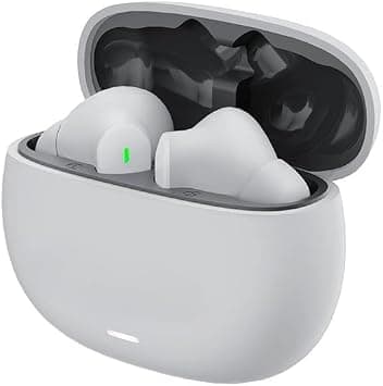 Basics True Wireless Earbuds AB-TWS-L01, Bluetooth 5.3, 60 Hours Playtime, Gaming Mode, IPX5 Water-Resistant, Touch Control, White (Renewed) on Amazon.ae - Price Tracker
