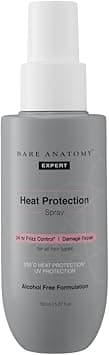 Bare Anatomy Heat Protection Spray Serum| Controls Frizz for up to 24 Hrs | Vitamin E, Pea Protein & Veg Keratin Enriched | Paraben Free | For Women & Men | Vegan |230 °C Heat Protection 150 ml on Amazon.ae - Price Tracker