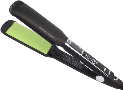 Enzo Professional EN-3822 Hair Straightener – Professional Ceramic Flat Iron for Smooth, Frizz-Free Styling – Intl Version on Amazon.ae - Price Tracker