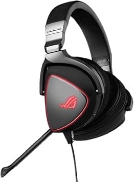 ASUS ROG gaming headset with red LED lighting rings, a microphone and USB-C® connection for gaming on PCs, Macs, smartphones and gaming consoles on Amazon.ae - Price Tracker