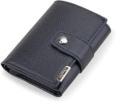 Classic Milano® RFID Blocking Faux Leather Wallet for Men and Women | Card Holder Wallet Pop-up, Credit Card Holder for Men | Wallet for Men & Women’s Card Wallet (Black (K1802#-F815HB#)) على Amazon.ae - متتبع الأسعار