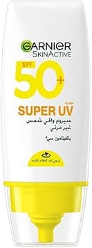 Garnier Skin Active Invisible Serum Sunscreen Vitamin C SPF50+ PA++++, for Men and Women, UVA, UVB and long UVA, lightweight and invisible on skin, non-greasy and non-oily, 30 ml on Amazon.ae - Price Tracker