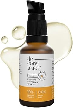Deconstruct Vitamin C Serum | 10% Vitamin C + 0.5% Ferulic Acid | Face Serum for Sun Damage | For Both Men & Women | 30ML on Amazon - Best Deal Finder