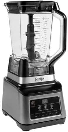 Ninja 2-in-1-Mixer mit Auto-iQ [BN750EU] 1200 W, 2,1-l-Behälter, 0,7-l-Becher, Schwarz/Silber on Amazon.ae - Price Tracker
