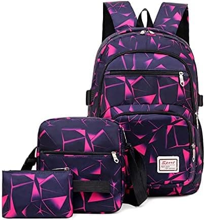 Kids School Backpack for Boys & Girls Teens Bookbag Travel Daypack Kids Lunch Bag, Travel Backpack Book Bag, Kids Schoolbag Sets for Elementary School Students على Amazon.ae - متتبع الأسعار
