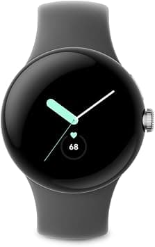 Google Pixel Watch 41mm Smartwatch with WiFi, GPS, Bluetooth and Heart Rate Monitor in Bulk Packaging (Charcoal Silver) - Best Deal Finder