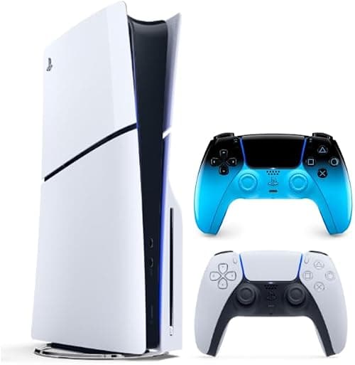 Sony PlayStation 5 Slim Disc Console with Extra DualSense Wireless Controller Rhythm Blue - International Version on Amazon.ae - Price Tracker