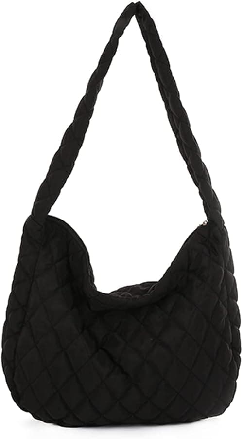 YFGBCX Quilted Tote Bags for Women Lightweight Quilted Padding Shoulder Bag Down Cotton Padded Large Tote Bags Lattice on Amazon.ae - Price Tracker