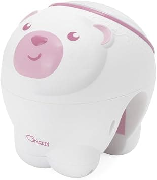 Chicco First Dreams Polar Bear Projector, 2-in-1 Cradle and Bed Projector, Children's Night Light, Aurora Borealis Projection, Relaxing Classical Music and Nature Sounds, Baby Toy, 0 Months +, Pink - Amazon.ae Price Tracker
