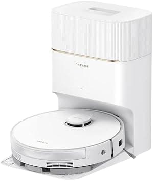 DREAME D20 Pro Plus Robot Vacuum Cleaner, 13,000 Pa Suction Power, Double Detangling Brush for Pet Hair, Corner Cleaning, Self-Emptying, LDS Navigation and Laser Avoidance, 2-in-1 Vacuum Cleaner and على Amazon.ae - متتبع الأسعار