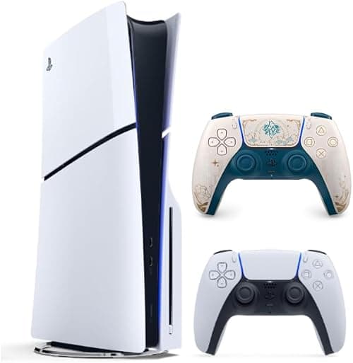 Sony PlayStation 5 Slim Disc Console with Extra DualSense Wireless Controller - Genshin Impact Limited Edition - International Version على Amazon.ae - متتبع الأسعار