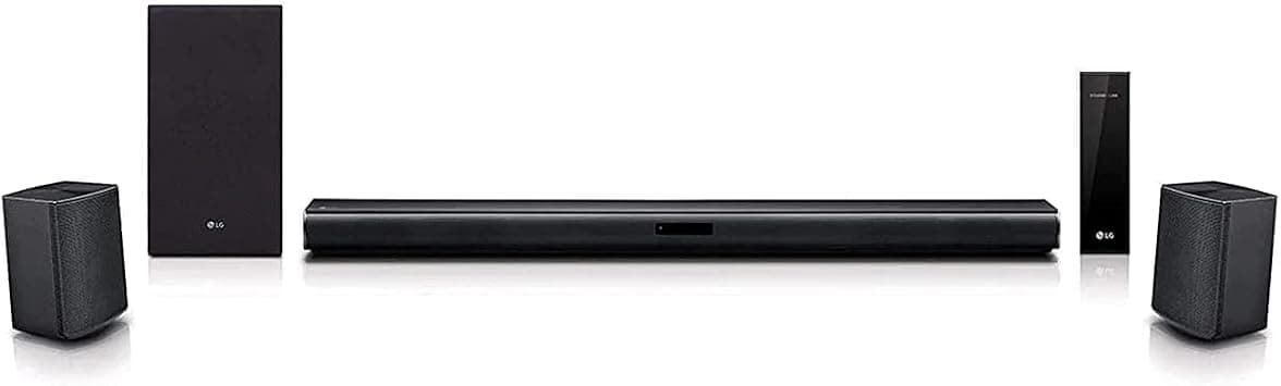 LG SNC4R 420W Sound Bar w/Bluetooth Streaming and Surround Sound Speakers, Black على Amazon.ae - متتبع الأسعار