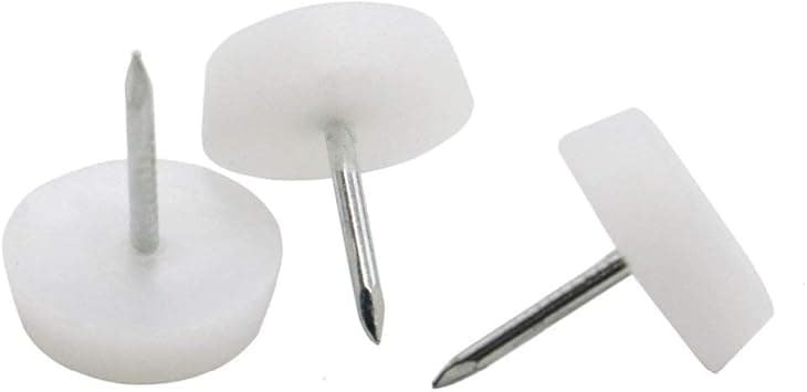 Royee 30 Pcs Furniture Feet Nail Nylon Chair Glides Sliders Round Head 18 X 5 MM Chair Table Legs Feet Protectors Nail Pad for Home Sofa Skid Tile Decoration Nail On Sliding Disc - Amazon.ae Price Tracker