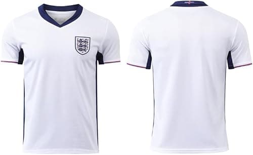 2024 England Football Jerseys Suit Jersey Fans Jersey Children Kids Mens Soccer Sports Outfit Training Jersey Football Boys T-Shirt -WHITE على Amazon.ae - متتبع الأسعار