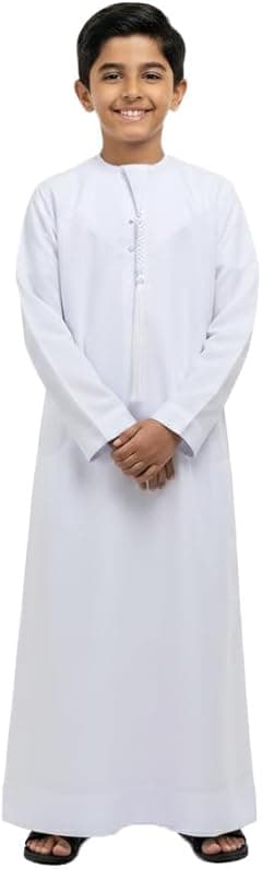 RAHMA Traditional Emarati style Hand-Stitched Kandora, Thobe, Dishdasha for Boys, Kids - Amazon.ae Price Tracker