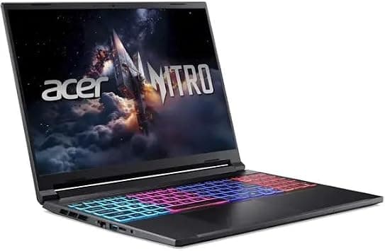 Acer Nitro V16S Slim Gaming Laptop 14th Gen Intel Core 7-240H 10 Cores Upto 5.2GHz/16GB DDR5 RAM/1TB SSD/8GB NVIDIA®GeForce®RTX 5060/16" WQXGA IPS 180Hz/W11/WiFi-6/RGB KB/Obsidian Black على Amazon.ae - متتبع الأسعار