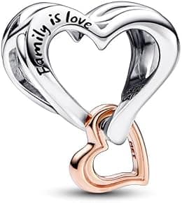 Pandora Two-tone Openwork Infinity Heart Charm - Best Deal Finder