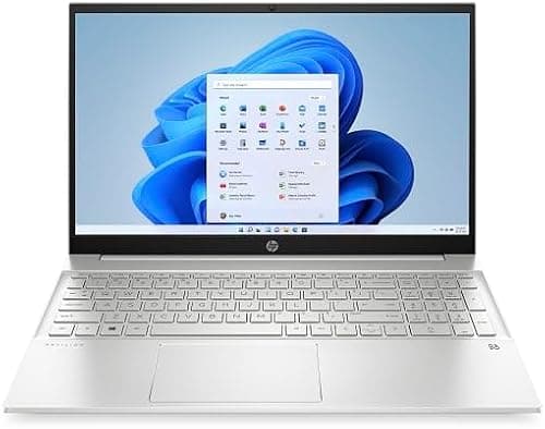 HP Pavilion 15-EG3000 Laptop (2023) Touch | 15.6" 1920x1080 FHD | Core i7-1355U - 128GB SSD Hard Drive - 8GB RAM - Nvidia GeForce MX550 | 10 cores @ 5 GHz - 2GB GDDR6 Win 11 Home Silver (Renewed) على Amazon.ae - متتبع الأسعار