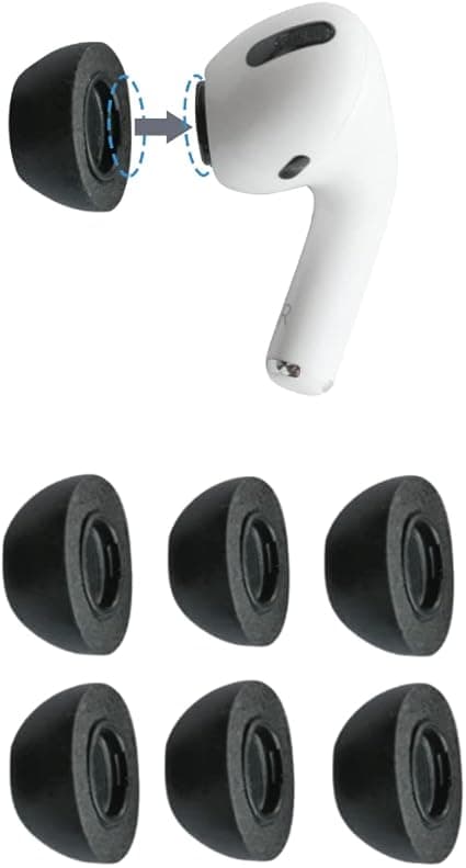 Comply Foam Apple AirPods Pro 2.0 Earbud Tips. Comfortable. Clicks On. Stays Put. Noise Canceling. Fits in Charging Case (Medium, 3 Pairs), Wireless on Amazon.ae - Price Tracker