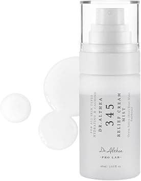 Dr.Althea 345 Relief Cream Mist | Hydrating Facial Mist with Rice Extract | Soothing Care for Sensitive Skin | Vegan Korean Skincare (60ml) - Best Deal Finder
