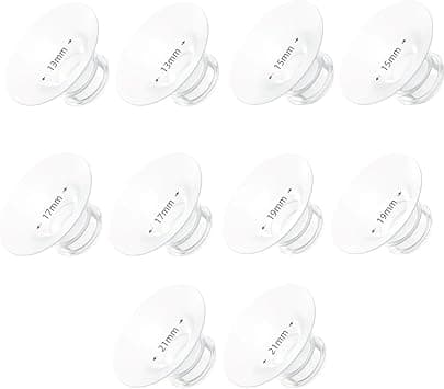 10PC Flange Insert 13/15/17/19/21mm*2 Compatible with Momcozy M5/M6/M9/S12 Pro/Eufy/Elvie/Medela/Spectra/Lansinoh Breast Pump on Amazon.ae - Price Tracker