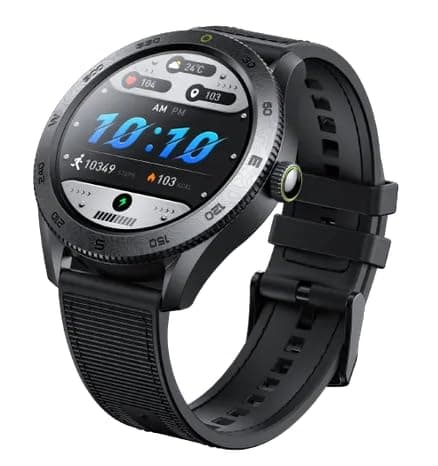 Oraimo Watch Nova RN Smart Watch for Men, 1.43" AMOLED Display with Rotating Bezel-Innovative Spin to Control, 11-Day Battery, Wireless HD Calling, Heart Rate & SpO2 Monitor, IP68, Free Extra Strap on Amazon.ae - Price Tracker