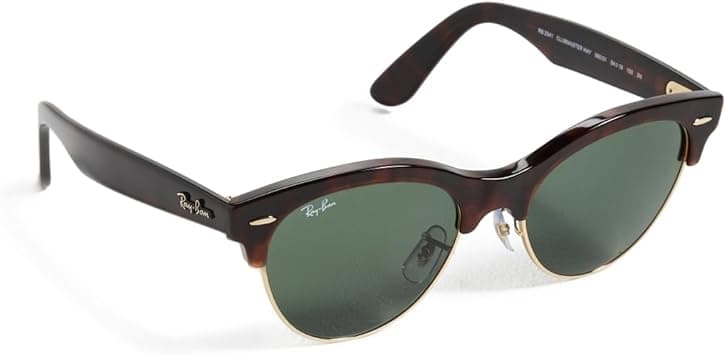 Ray-Ban Women's CLUBMASTER WAY, Red Havana On Gold, One Size on Amazon.ae - Price Tracker
