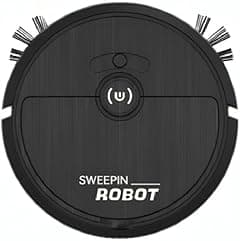 Sweeping Robot With 360° Smart Sensor Protectio, Good For Pet Hair, Carpets, Hard Floors 30 * 6.5 Cm (Black) - Amazon.ae Price Tracker