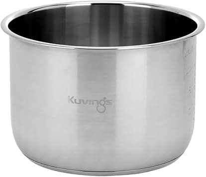 Kuvings Instant Pot 3 Litre Electric Pressure Cooker with Stainless Steel Inner Pot. Pressure Cook, Slow Cook, Saute & More (SS Inner Pot (Extra If Required)) on Amazon.ae - Price Tracker
