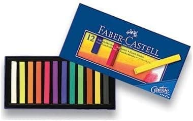 Faber Castell Creative Studio Long Soft Pastel Set 12 Colors - متتبع أسعار Amazon.sa