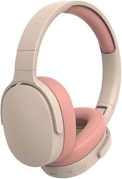 BIGTHREE Bluetooth Headphones Over Ear, Wireless Headphones 12H Playtime, HiFi Stereo Foldable Lightweight Headset, Deep Bass with Soft Protein Earpads, for Home, Office, Gaming & Travel (Pink) on Amazon.ae - Price Tracker