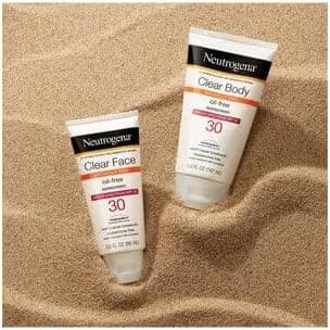 Neutrogena Clear Face Break-Out Free Liquid-Lotion Sunscreen SPF 30 3 oz (Pack of 2) - Best Deal Finder