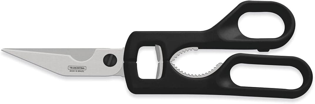 Tramontina Supercort 9 Inches Household Scissors with Stainless Steel Blades and Black Polypropylene Handle on Amazon.ae - Price Tracker