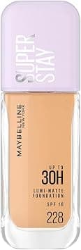 Maybelline New York Super Stay Lumi Matte Liquid Foundation, 30 HR Long Lasting yet Lightweight, 228, 35ml - Best Deal Finder