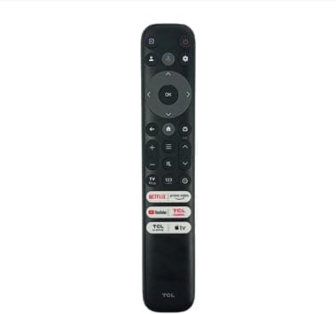 OEM Replacement Google Voice Remote Control RC813 for TCL Android TV Mini-LED QLED 4K UHD Smart TV with 6 Shortcut Buttons Netlfix/Prime/YouTube/TCL/AppleTv Buttons - متتبع أسعار Amazon.sa