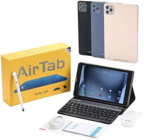 AirTab A18 Tablet, 8" FHD Screen, 2GB RAM, 32GB ROM, 10000mAh Battery, Android 15.0 on Amazon.ae - Price Tracker